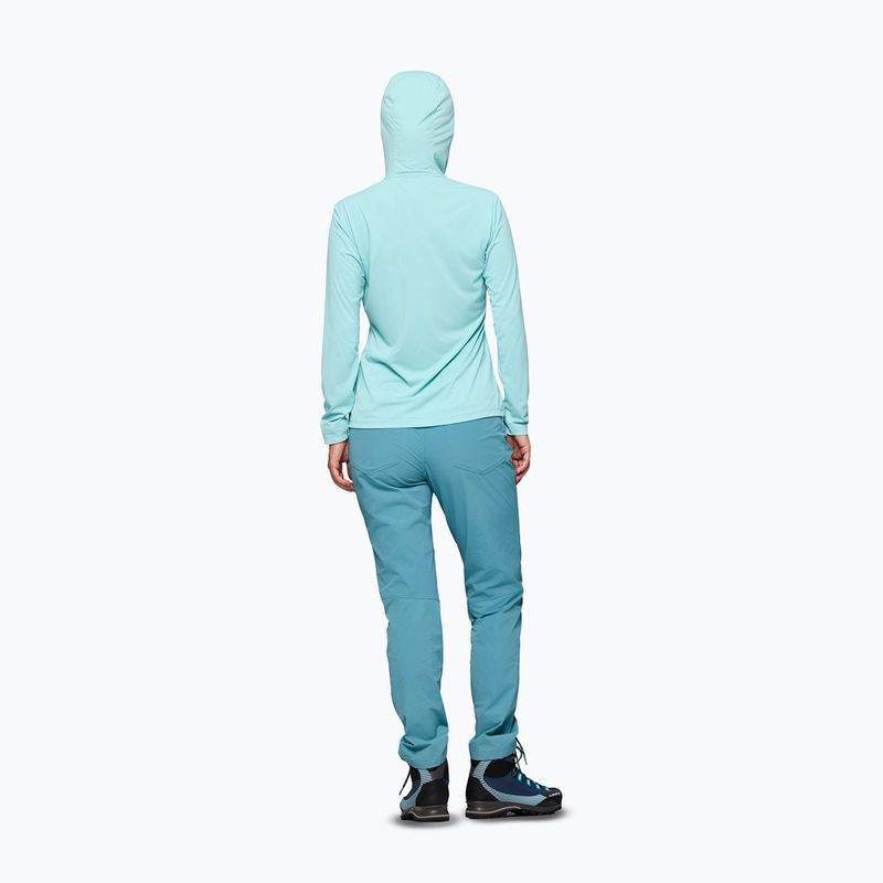 Női túrafelső NORRONA Femund Tech Hood aqua haze 3