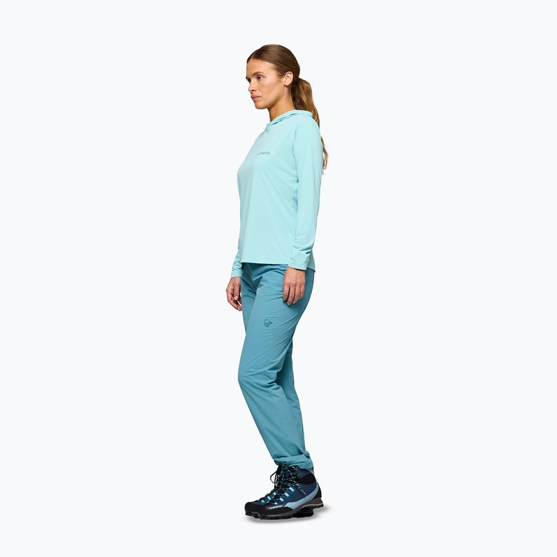Női túrafelső NORRONA Femund Tech Hood aqua haze 5