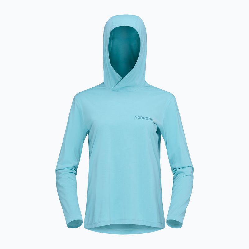 Női túrafelső NORRONA Femund Tech Hood aqua haze 6