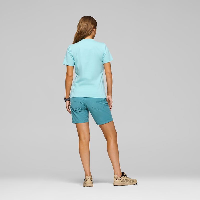Női póló NORRONA Cotton Viking aqua haze 3