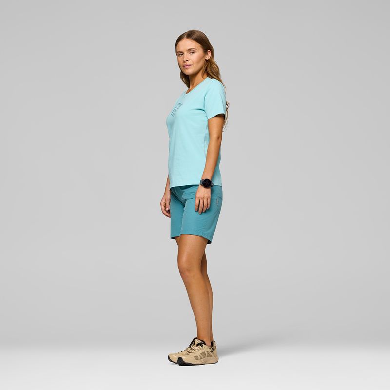 Női póló NORRONA Cotton Viking aqua haze 4