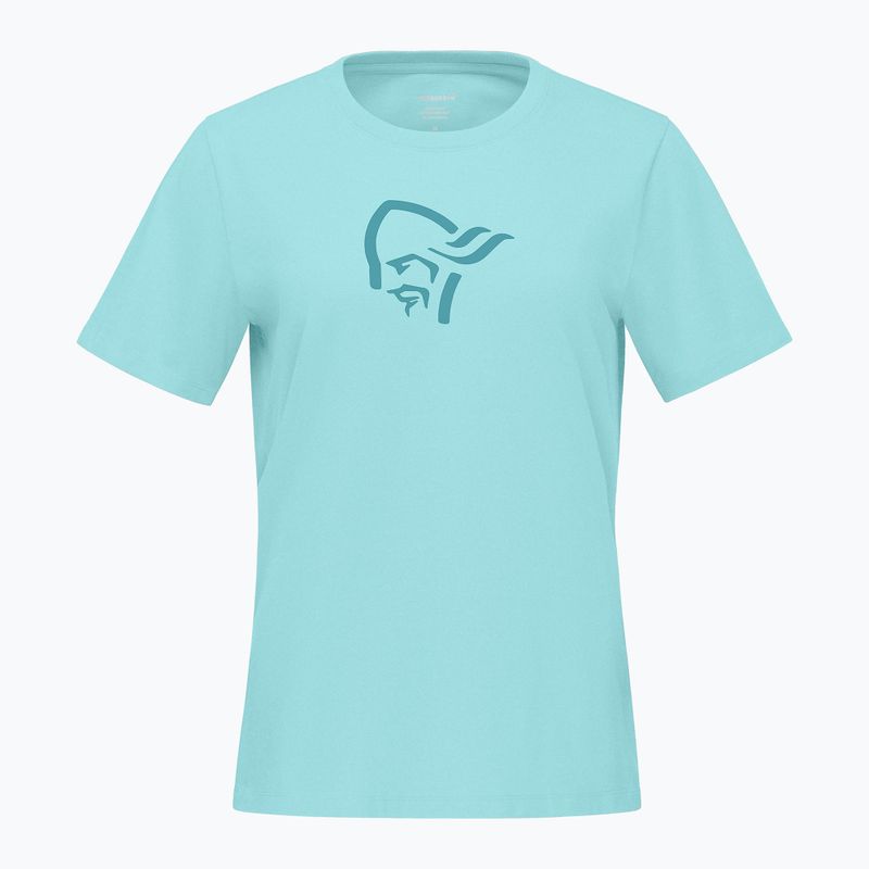 Női póló NORRONA Cotton Viking aqua haze 5