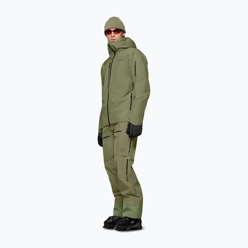 Férfi síkabát NORRONA Lofoten Gore-Tex Insulated deep lichen green 2