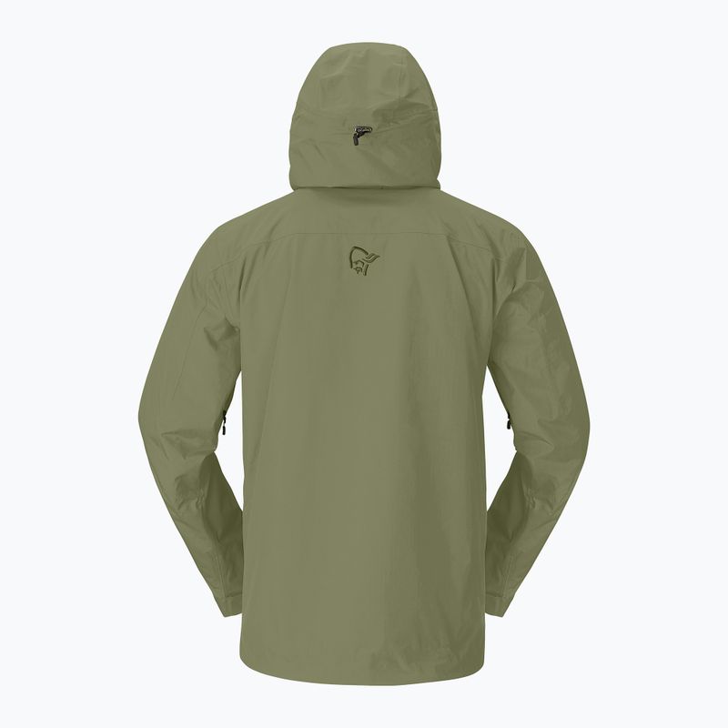 Férfi síkabát NORRONA Lofoten Gore-Tex Insulated deep lichen green 6