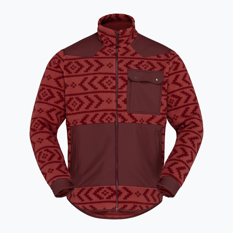 Férfi polár pulóver Norrona Tamok Warm3 cowhide/port 5