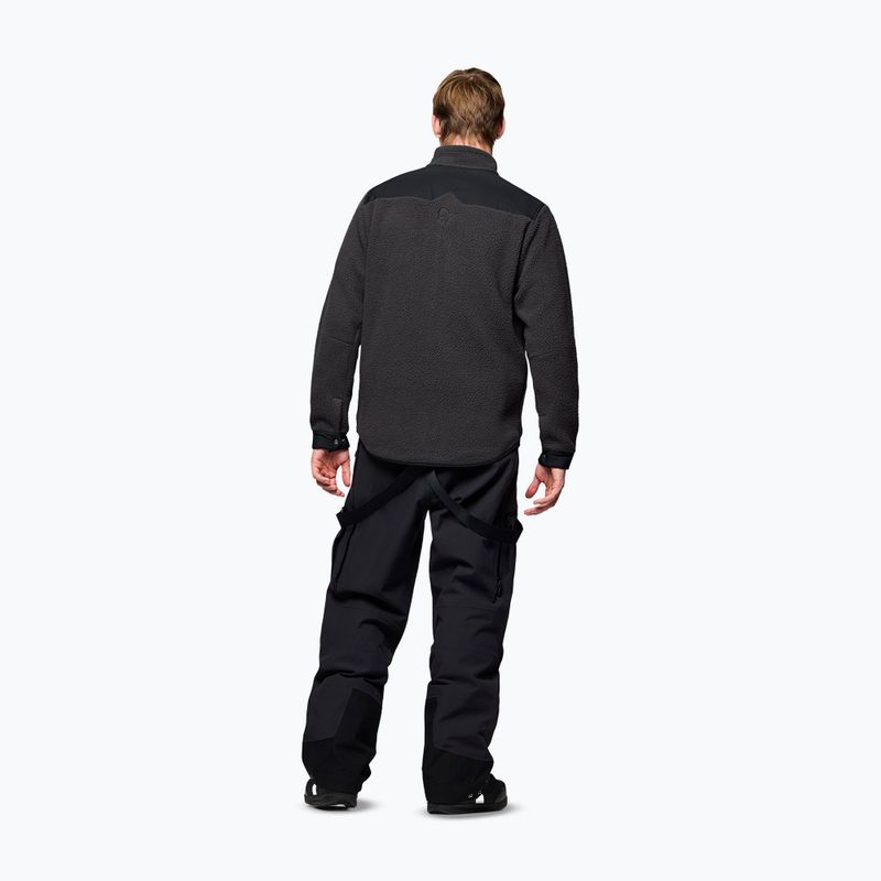 Férfi polár pulóver Norrona Tamok Warm3 phantom/caviar black 3