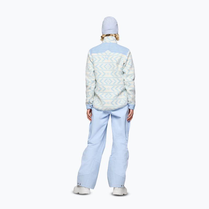 Férfi polár pulóver Norrona Tamok Warm3 whisper white/cashmere blue 3
