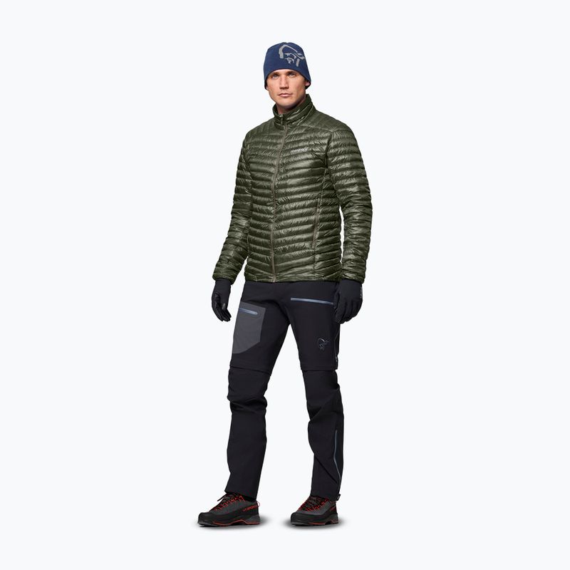 Férfi pehelykabát Norrona Trollveggen Down800 Super Light Deep Lichen Green 2