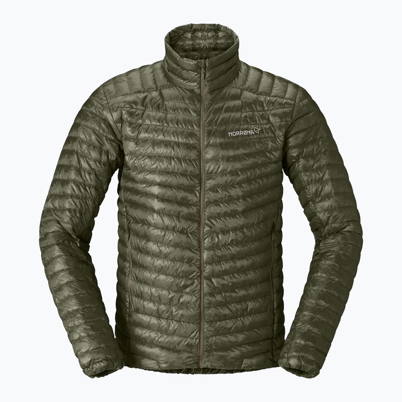 Férfi pehelykabát Norrona Trollveggen Down800 Super Light Deep Lichen Green 5