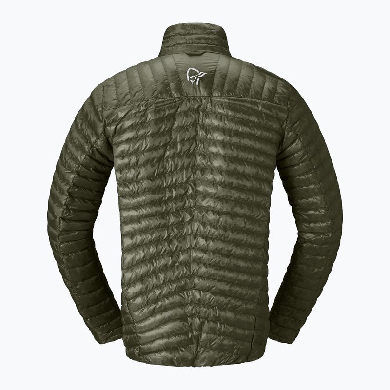 Férfi pehelykabát Norrona Trollveggen Down800 Super Light Deep Lichen Green 6