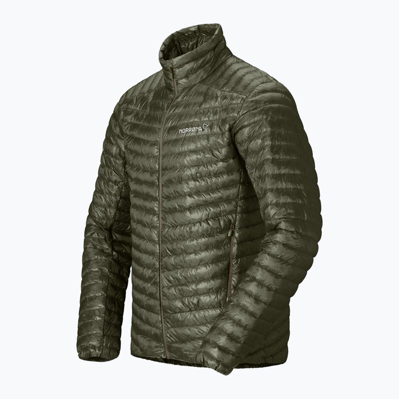 Férfi pehelykabát Norrona Trollveggen Down800 Super Light Deep Lichen Green 7