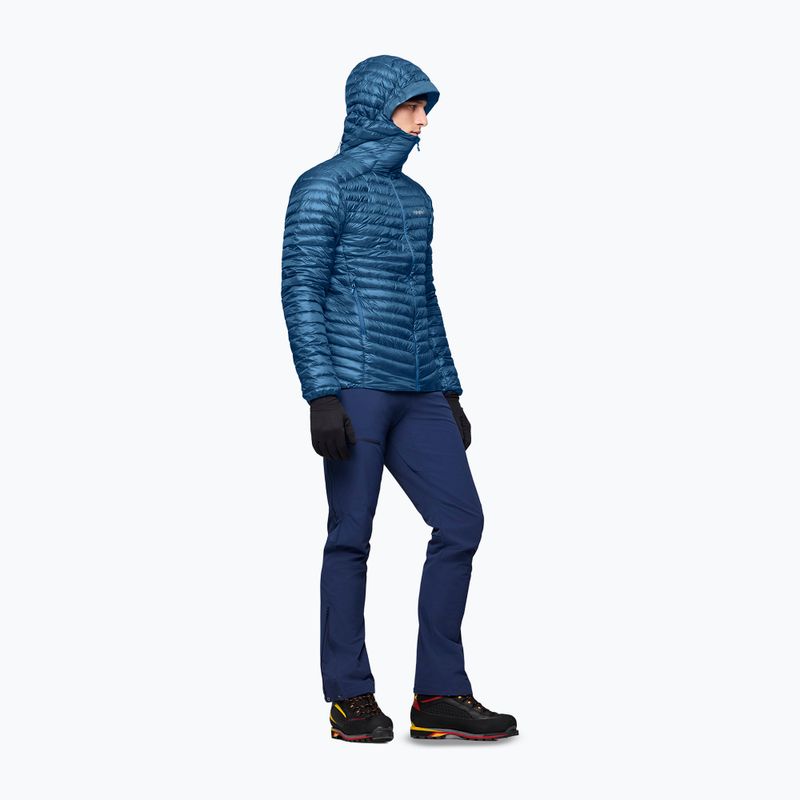 Férfi pehelykabát Norrona Trollveggen Down800 Super Light Hood dark blue 4