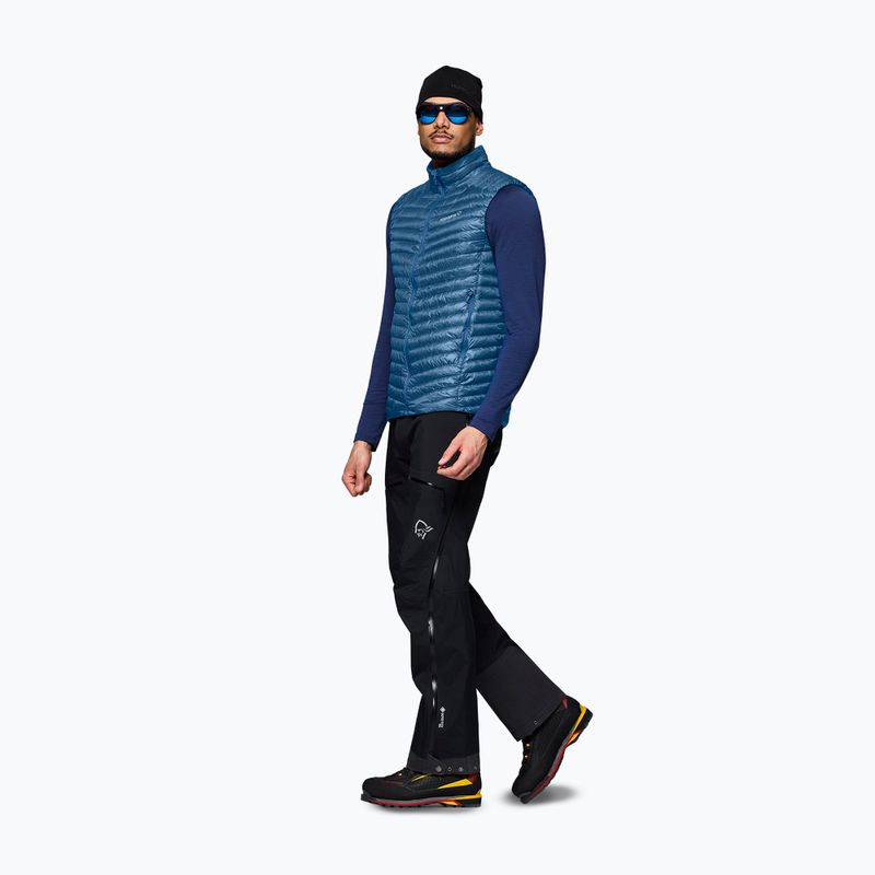 Ujjatlan NORRONA Trollveggen Down800 Super Light dark blue 2