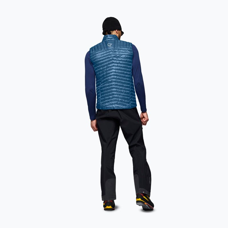 Ujjatlan NORRONA Trollveggen Down800 Super Light dark blue 3