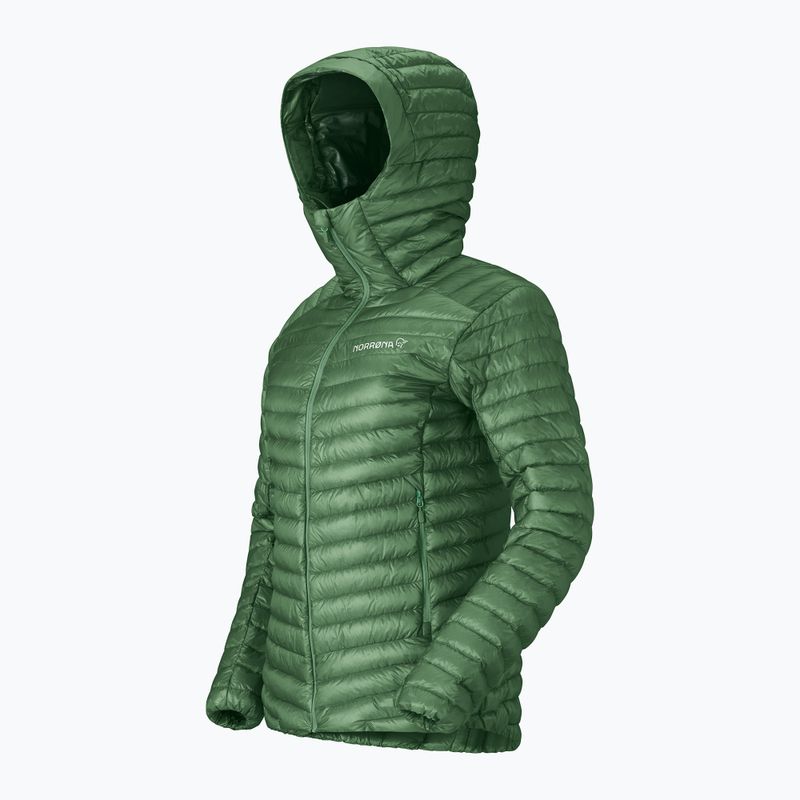 Női pehelykabát Norrona Trollveggen Down800 Super Light Hood Dark Ivy 6