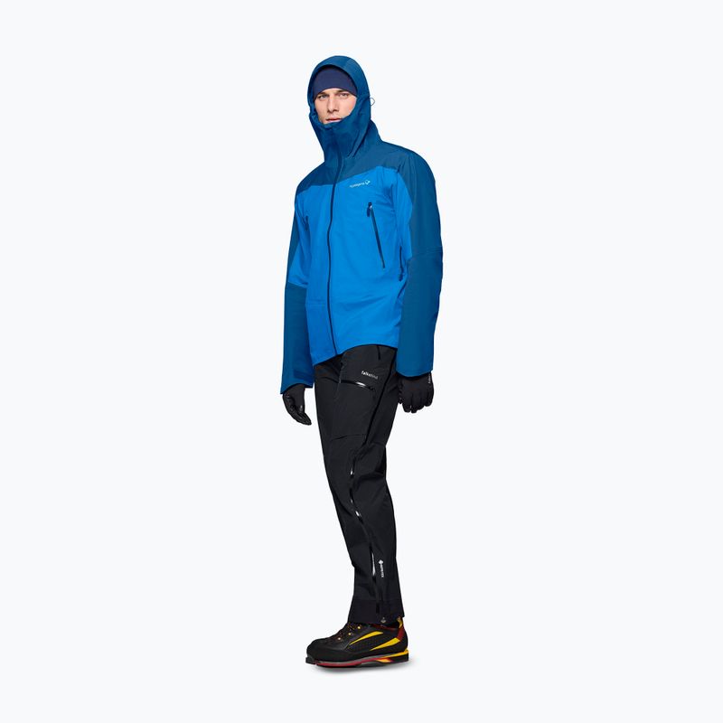Férfi esőkabát NORRONA Falketind Gore-Tex brilliant blue/dark blue 2