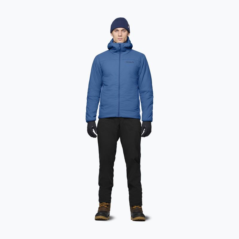 Férfi bélelt kabát NORRONA Femund Thermo60 Zip Hood dark blue 2