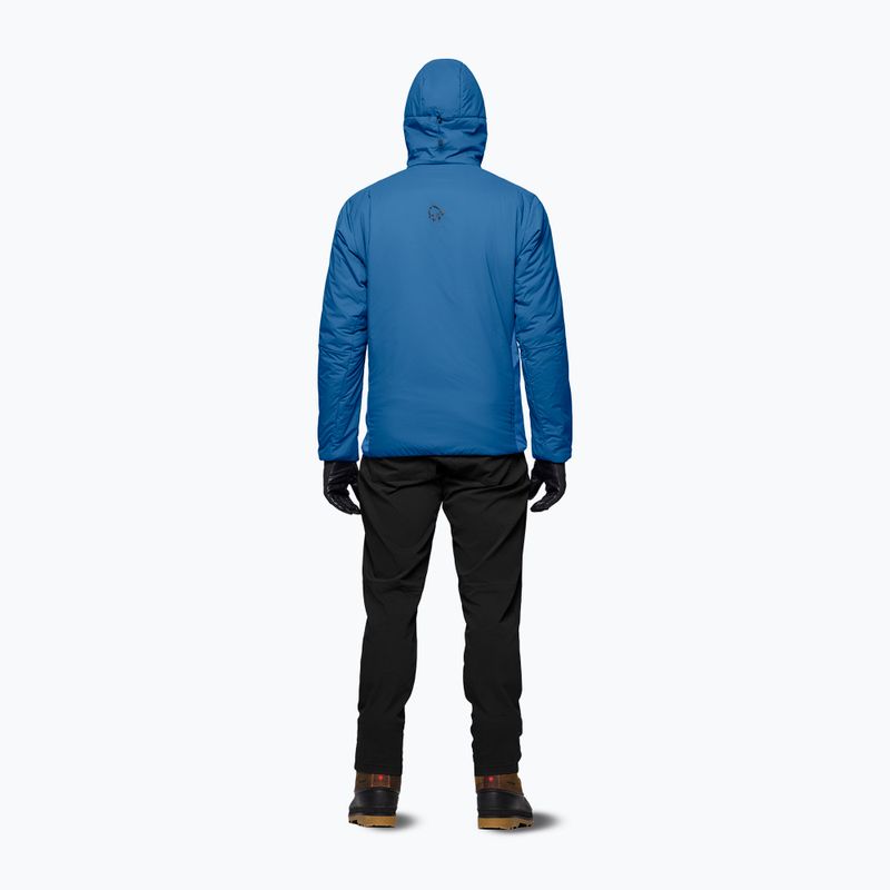 Férfi bélelt kabát NORRONA Femund Thermo60 Zip Hood dark blue 3