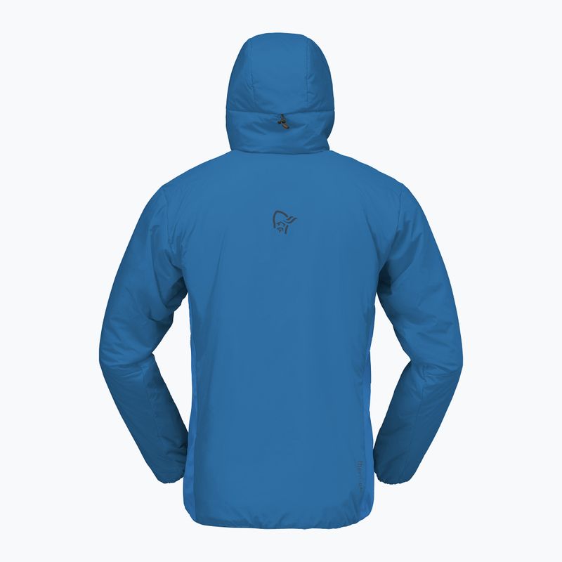 Férfi bélelt kabát NORRONA Femund Thermo60 Zip Hood dark blue 6
