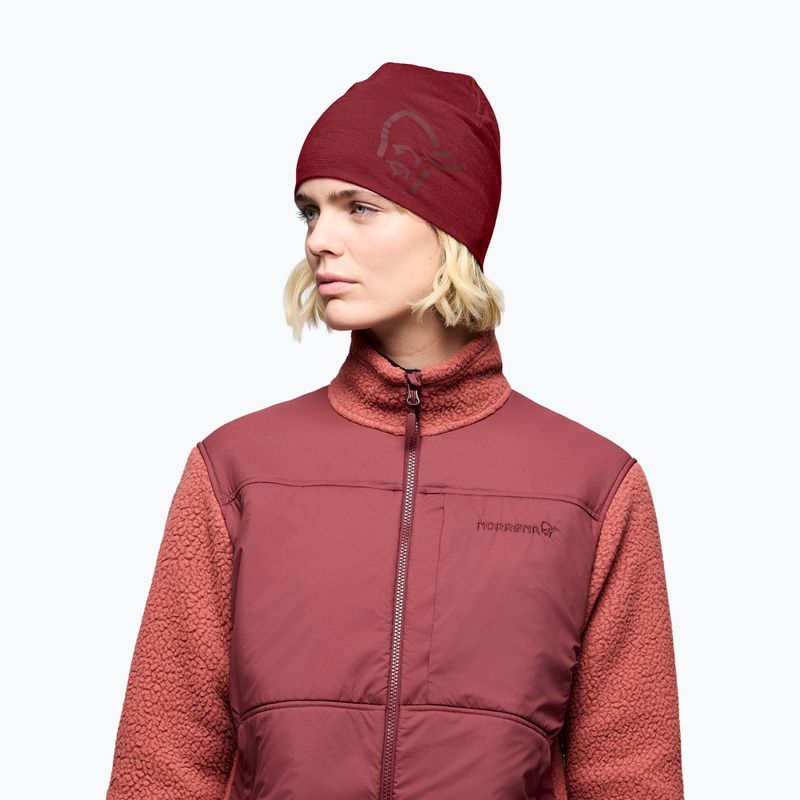 Téli sapka NORRONA PureUll 180 Beanie port 3