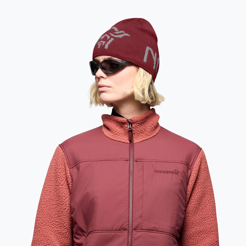 Téli sapka NORRONA MerinoUll Logo Beanie port 3