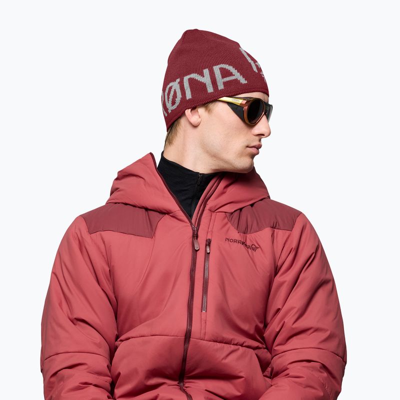 Téli sapka NORRONA MerinoUll Logo Beanie port 4