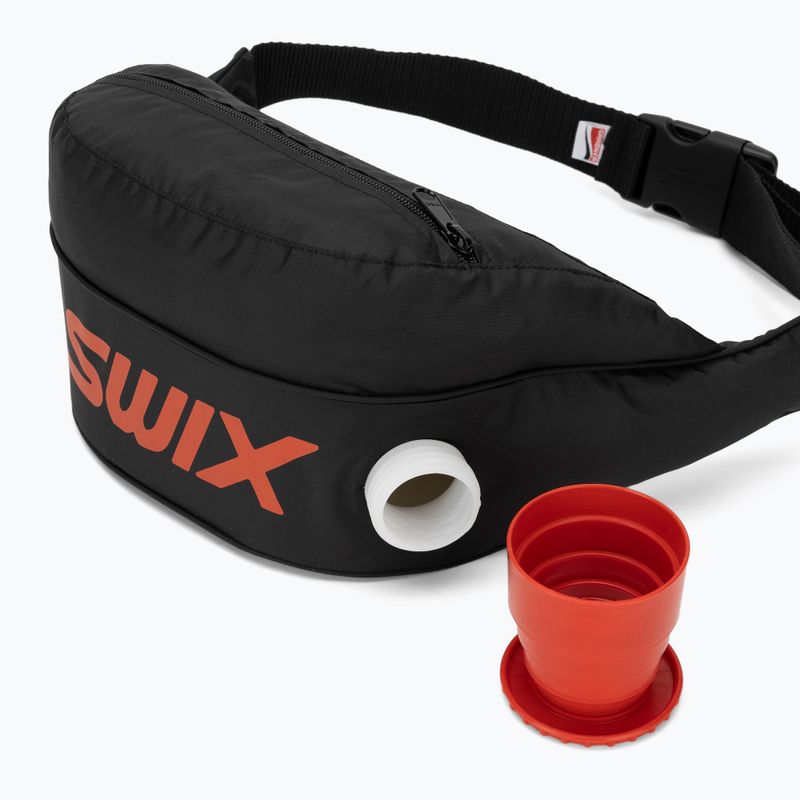 Kulacstartó öv Swix Insulated Drink Bottle 850 ml jet black 5