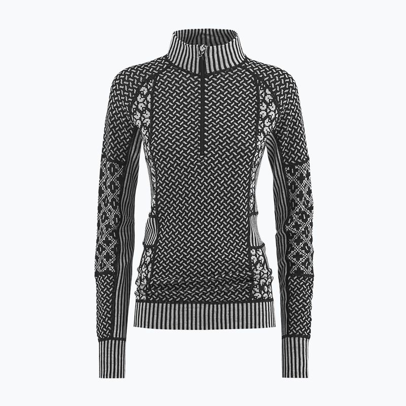 Női Termoaktiv pulóver KARI TRAA Smekker Half Zip black 5