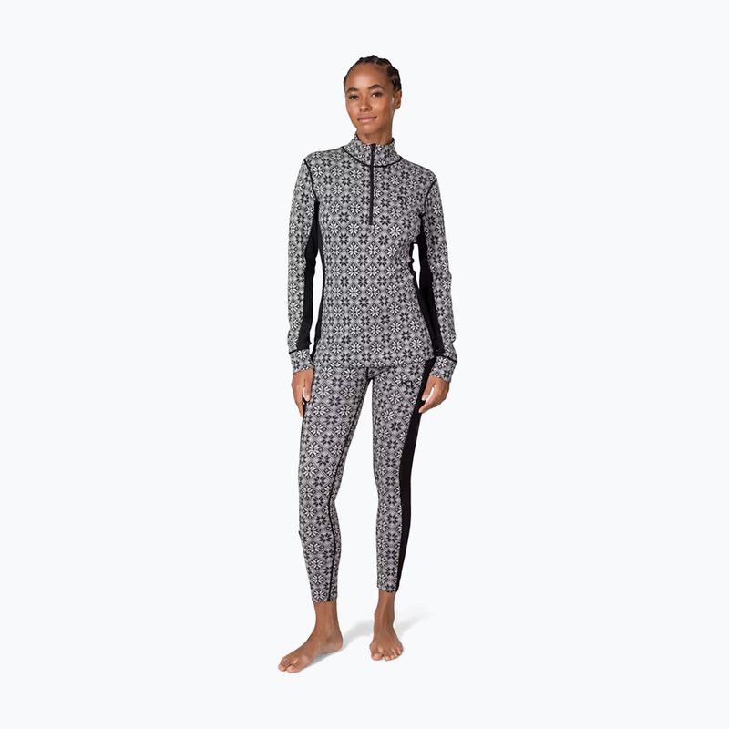 Női Termoaktiv pulóver KARI TRAA Rose Half Zip black 2