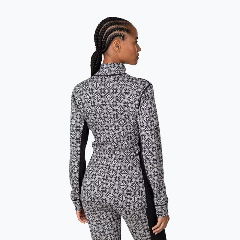 Női Termoaktiv pulóver KARI TRAA Rose Half Zip black 3