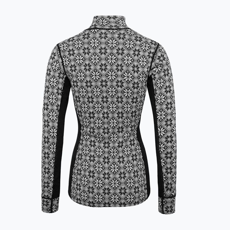 Női Termoaktiv pulóver KARI TRAA Rose Half Zip black 5