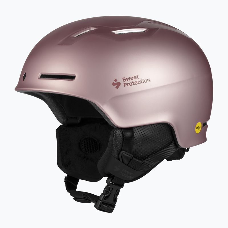 Sweet Protection Winder MIPS síbukósisak rózsaarany metálfényű 7