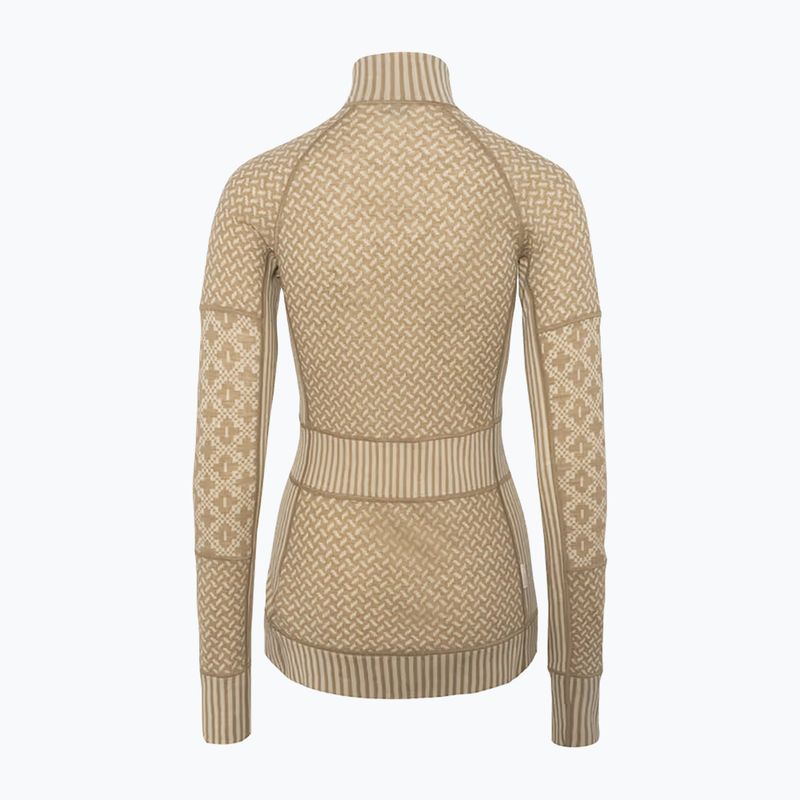 Női Termoaktiv pulóver KARI TRAA Smekker Half Zip mocha 4