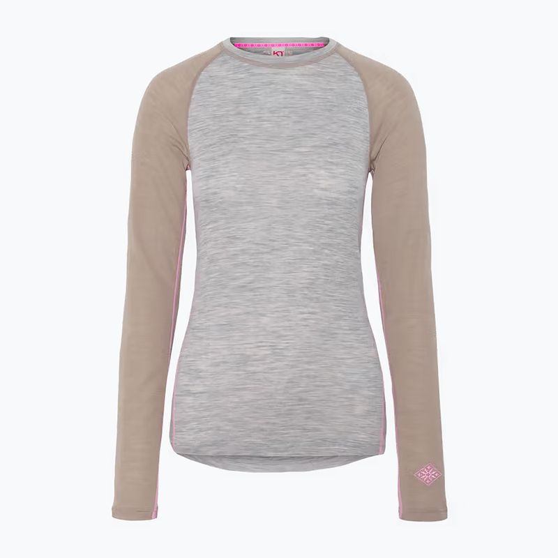 Női thermo fehérnemű szett KARI TRAA Kaia light grey melange 2