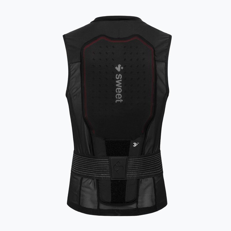 Férfi védőmellény Sweet Protection Back Protector Vest 2.0 true black 2