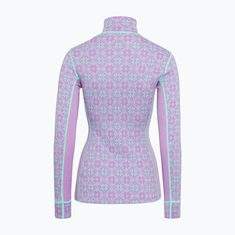 Női Termoaktiv pulóver KARI TRAA Rose Half Zip lily 7