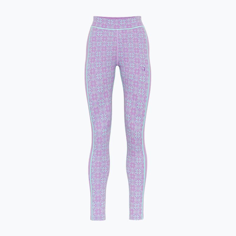 Női thermoaktív nadrág KARI TRAA Rose High Waist lily 4