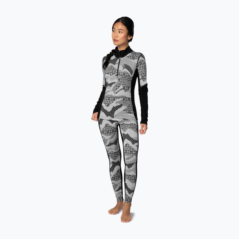 Női Termoaktiv pulóver KARI TRAA Olea Half Zip black 2