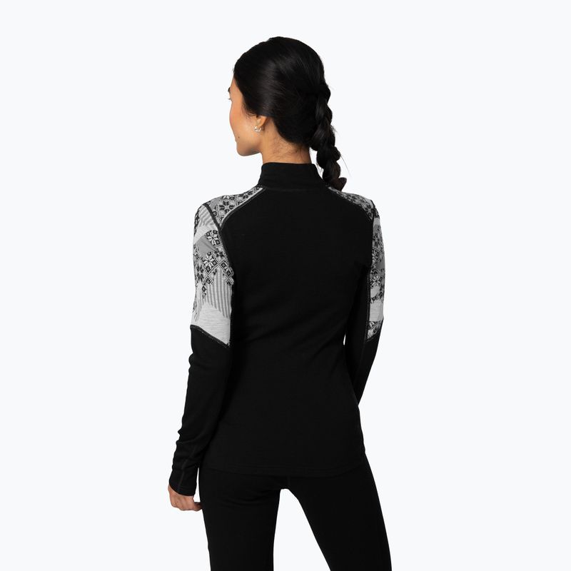 Női Termoaktiv pulóver KARI TRAA Olea Half Zip black 3