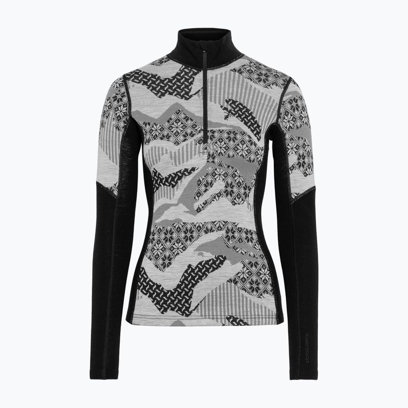 Női Termoaktiv pulóver KARI TRAA Olea Half Zip black 4
