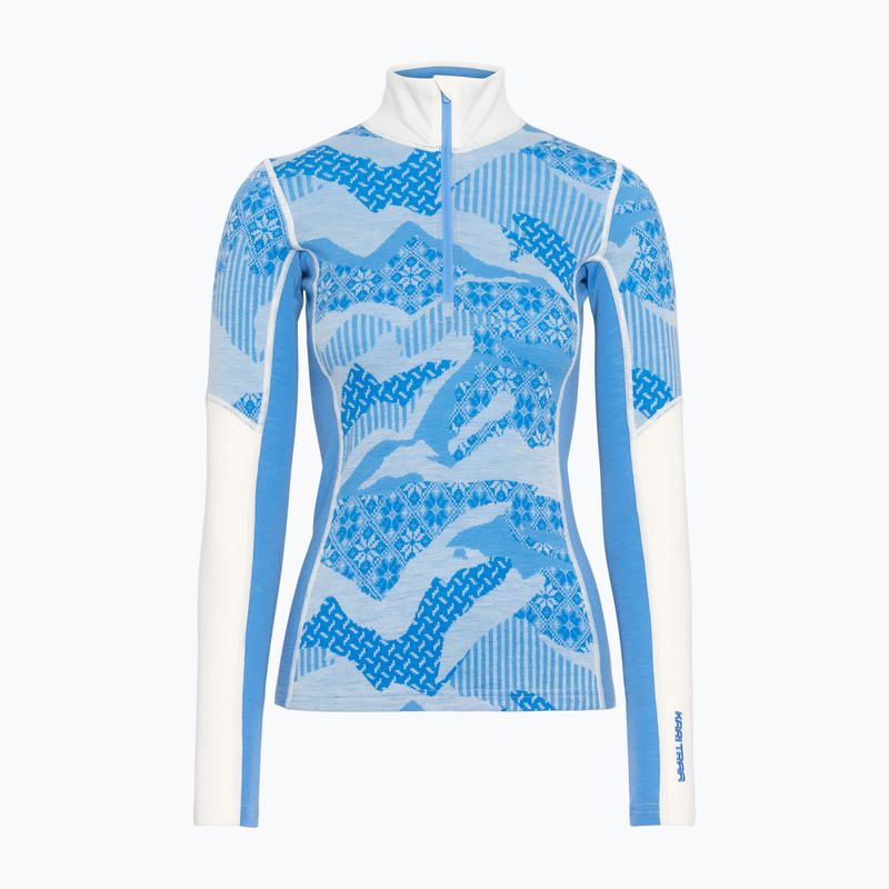 Női Termoaktiv pulóver KARI TRAA Olea Half Zip ocean 5