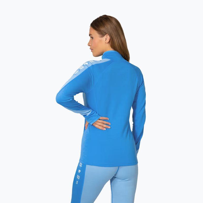 Női Termoaktiv pulóver KARI TRAA Mila Half Zip ocean 3