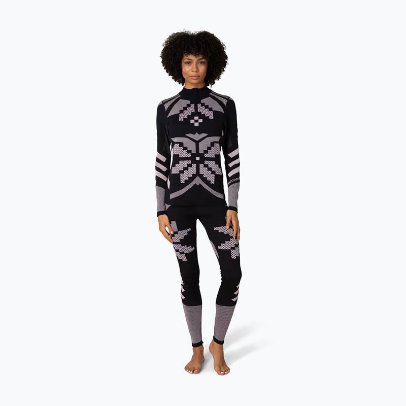 Női Termoaktiv pulóver KARI TRAA Faith Half Zip black 2