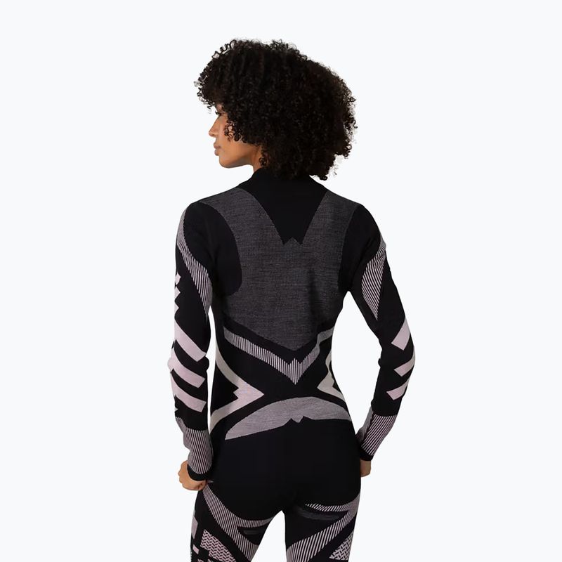 Női Termoaktiv pulóver KARI TRAA Faith Half Zip black 3
