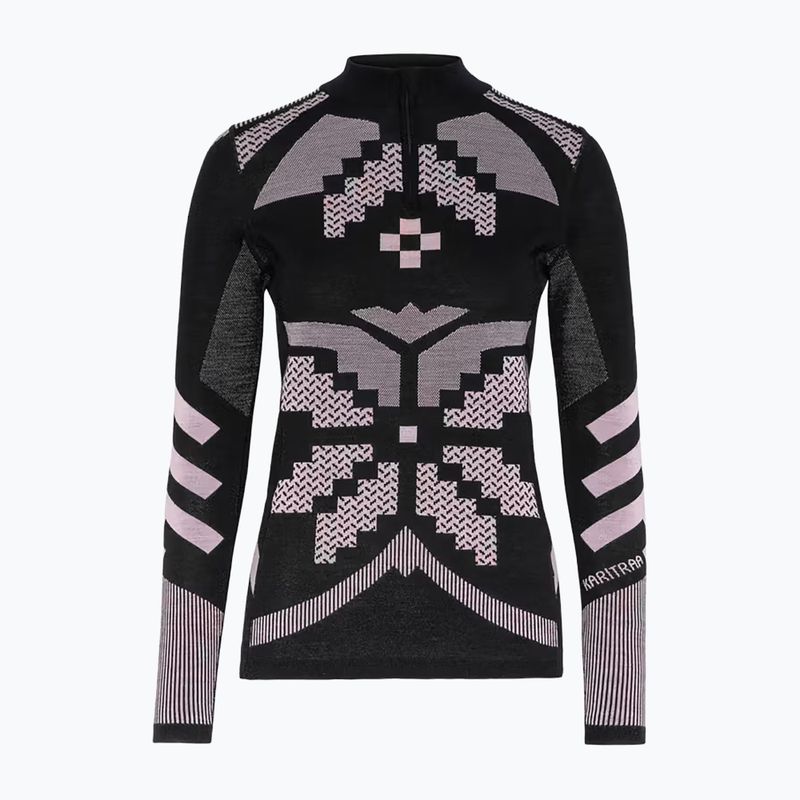 Női Termoaktiv pulóver KARI TRAA Faith Half Zip black 4