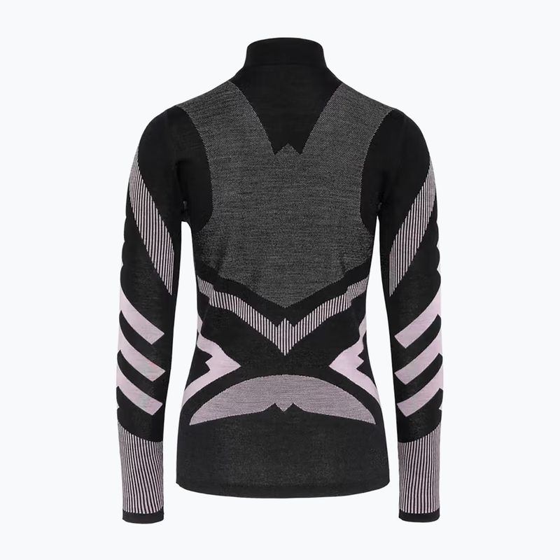 Női Termoaktiv pulóver KARI TRAA Faith Half Zip black 5