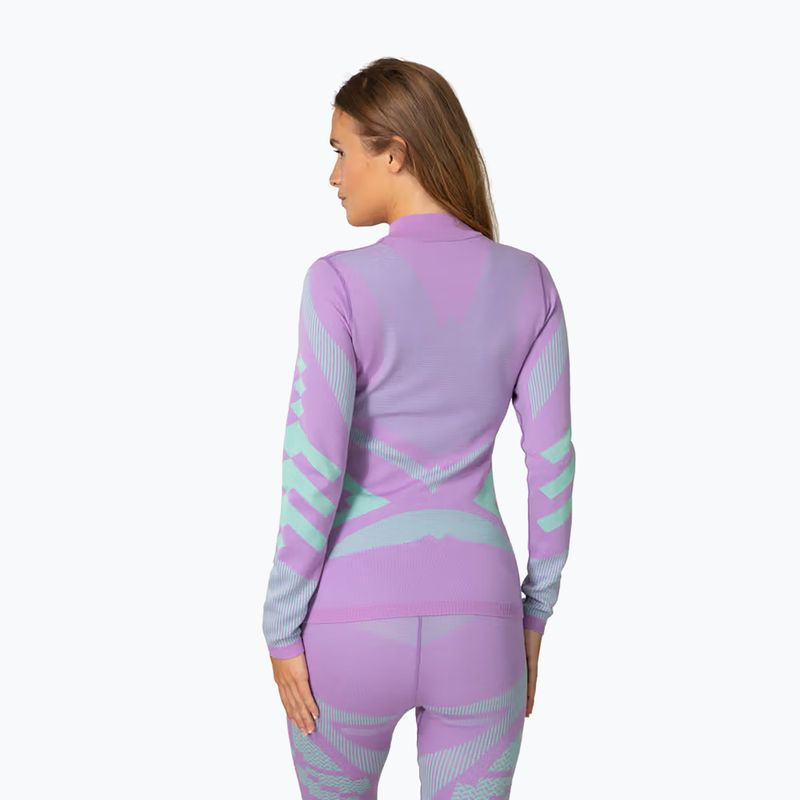 Női Termoaktiv pulóver KARI TRAA Faith Half Zip violet 3