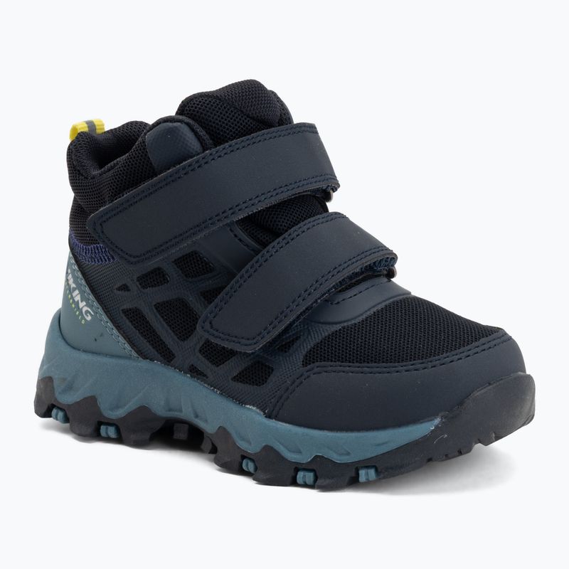 Gyermekcipő Viking Track Mid 2V Waterproof navy/demin