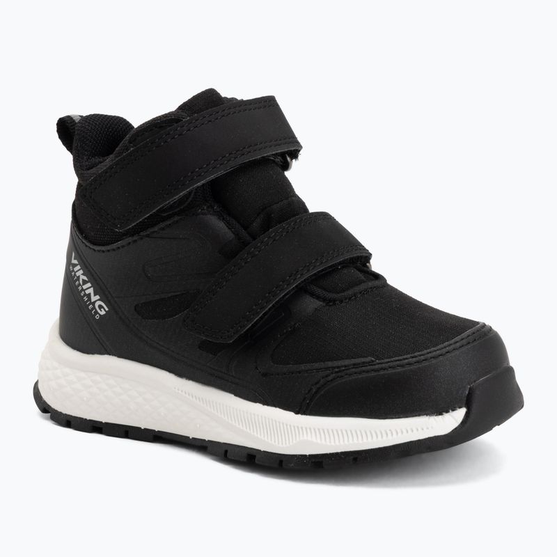 Gyermekcipő Viking Footwear Equip Mid 2V vízálló fekete