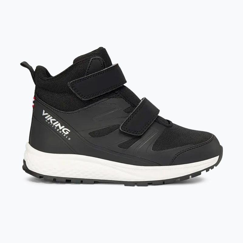 Gyermekcipő Viking Footwear Equip Mid 2V vízálló fekete 8